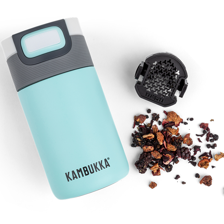 Kambukka grises bouchon noir sans filtre - Thés, Infusions, Coffrets